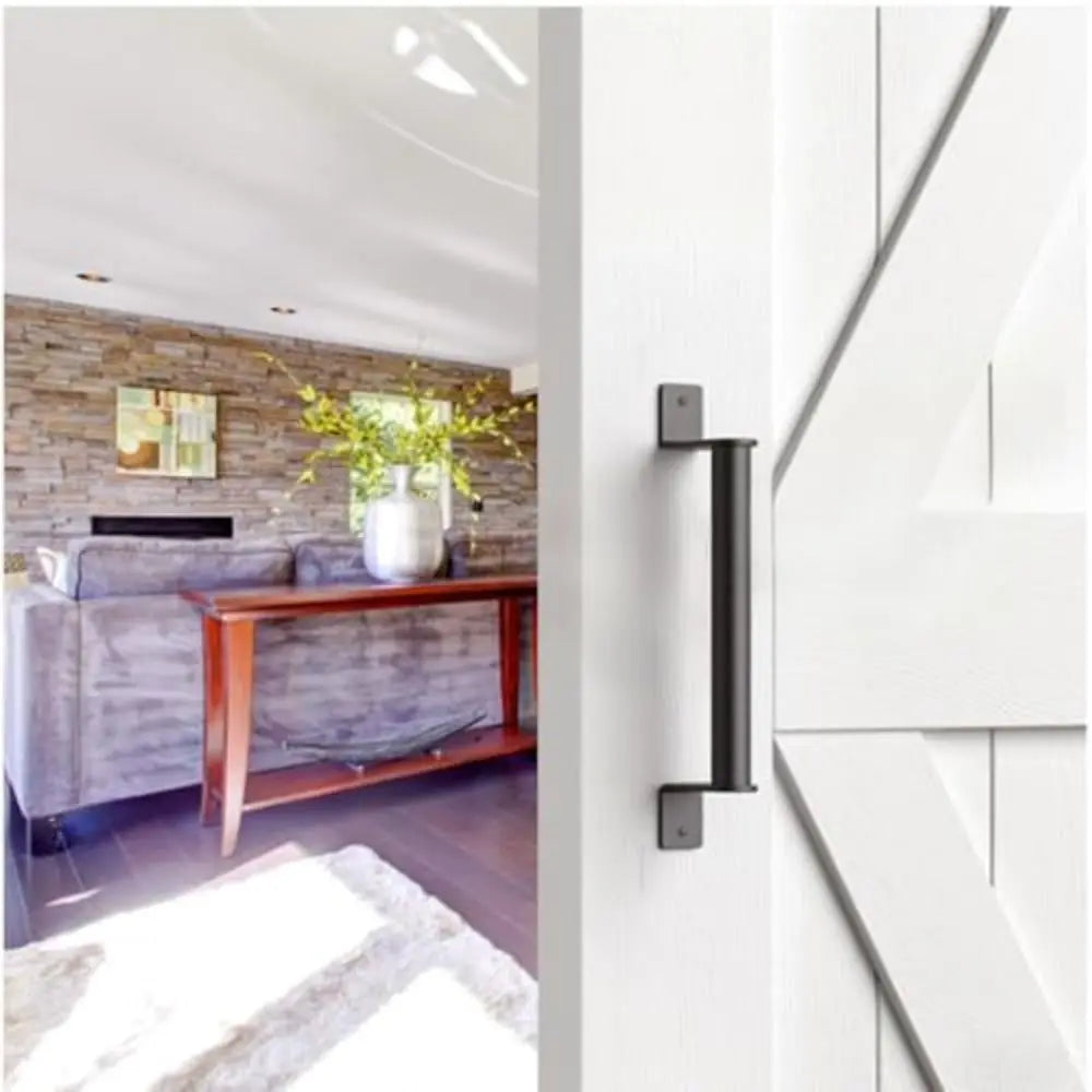 Long Base Barn Door Pull Knob Heavy Duty Modern Design Barn Door Hardware Easy Install Durable Door Pull Handle Closet Door