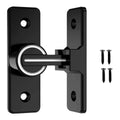 Luminous Door Lock Zinc Alloy 90 Degree Sliding Door Latch Heavy Duty Barn Gate Bolt Protect Privacy Cabinet Closet