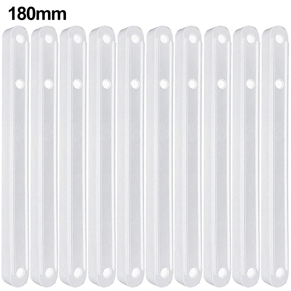 10 Pcs Draw Rail  Plastic Drawer Slides  180/235/298mm Draw  Runners Replacement  Drawer Runners