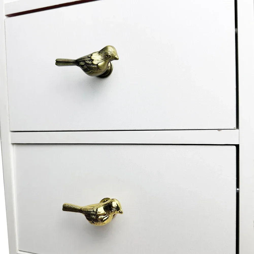 Cabinet Handle Bird Shaped Handle Drawer Knobs Kitchen Cupboard Pulls Wardrobe Door Handles Furniture Hardware Accessories ﻿