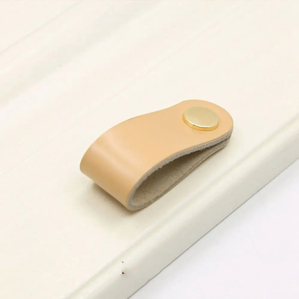 Furniture Modern Style Soft Kitchen Wardrobe Cabinet Environmentally Door Pulls Drawer Handle Leather Handle Furniture Knobs