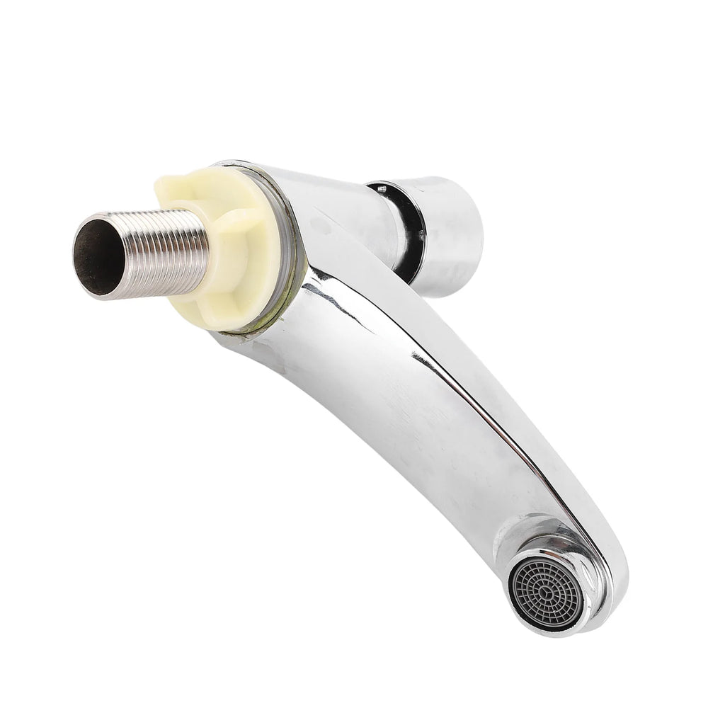 Basin Sink Tap Home Faucet Time Delay Faucet Copper Self Closing Single Cold Sink Taps for Home Kitchen Public