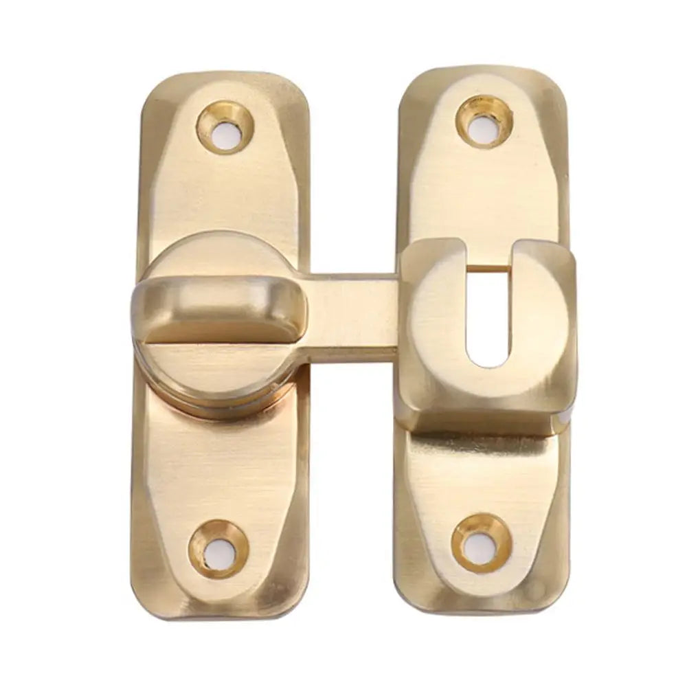 Sliding Door Latch Sliding Door Lock Buckle Hasp Door Bolt Anti-theft Buckle Free Punching Door Buckle