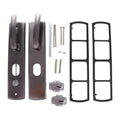 Household Hardware Universal Security Door Handle Aluminium Alloy Thickened Panel Handle Anti-theft Practical Door Lock Door
