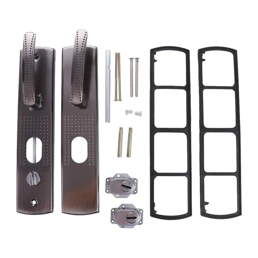 Household Hardware Universal Security Door Handle Aluminium Alloy Thickened Panel Handle Anti-theft Practical Door Lock Door