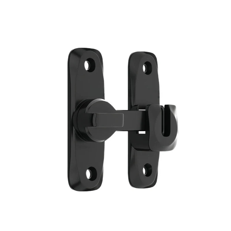 90/180 Degree Flip Door Lock Home Security Sliding Door Latch Small Gate Latches Hardware Anti-theft Lock Zinc Alloy Door Bolts