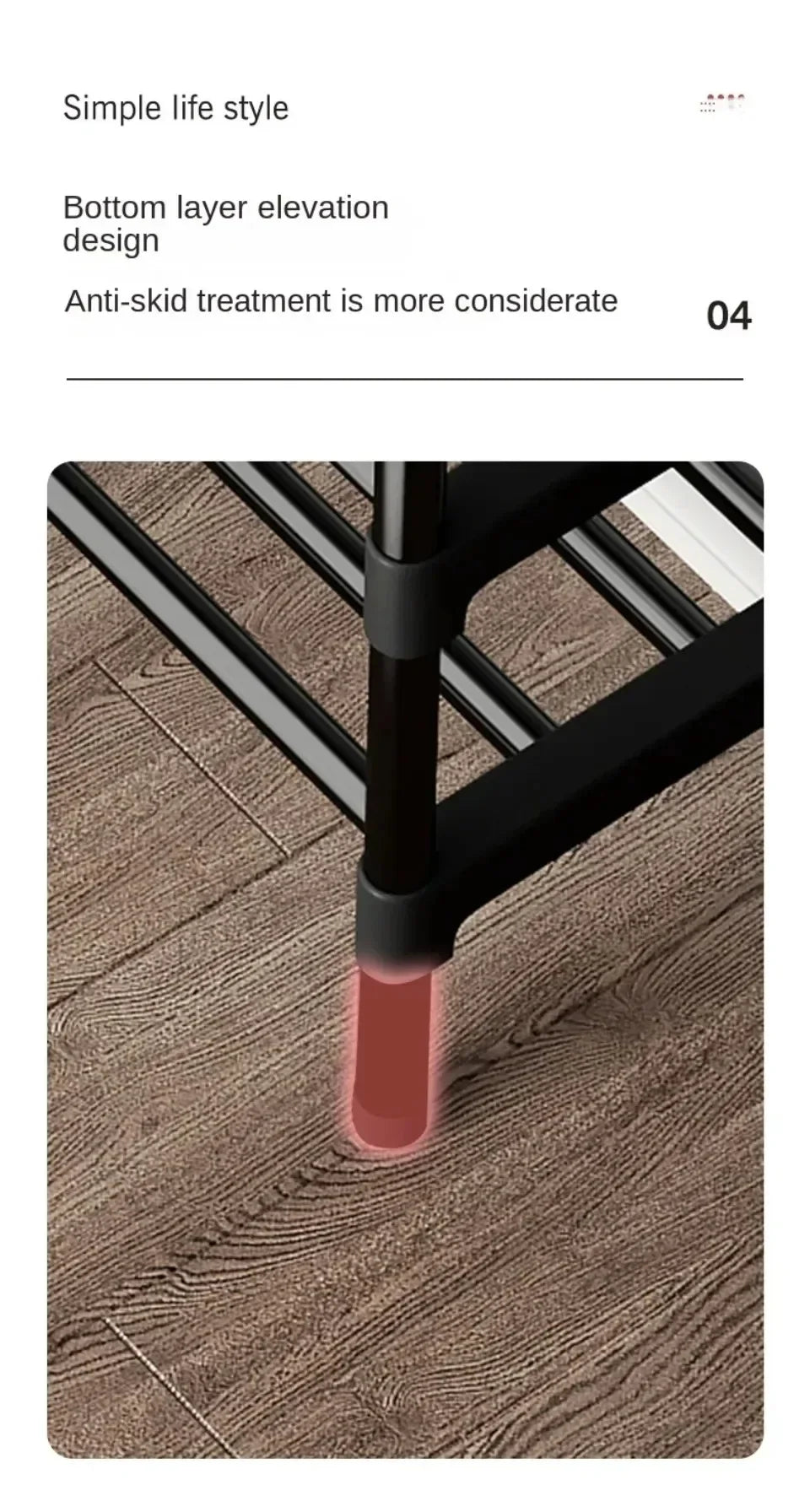 1 Pc Shoe Rack Metal Shoe Rack Footwear Shoe Rack Home Furniture Living Room Shoe Storage Rack