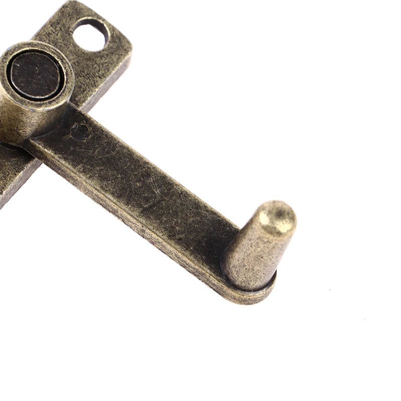 Sliding Window Door Lock Handle Metal Door Latch Home Safety Chain Bronze Guard Latch Bolt With ScrewsDoor Home Hardware