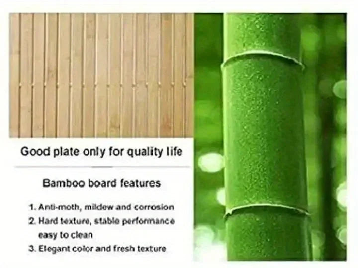 Wooden Bathroom Mat Rayon Derived From Bamboo Rectangular Waterproof Floor Mat Suitable for Bathroom and Toilet