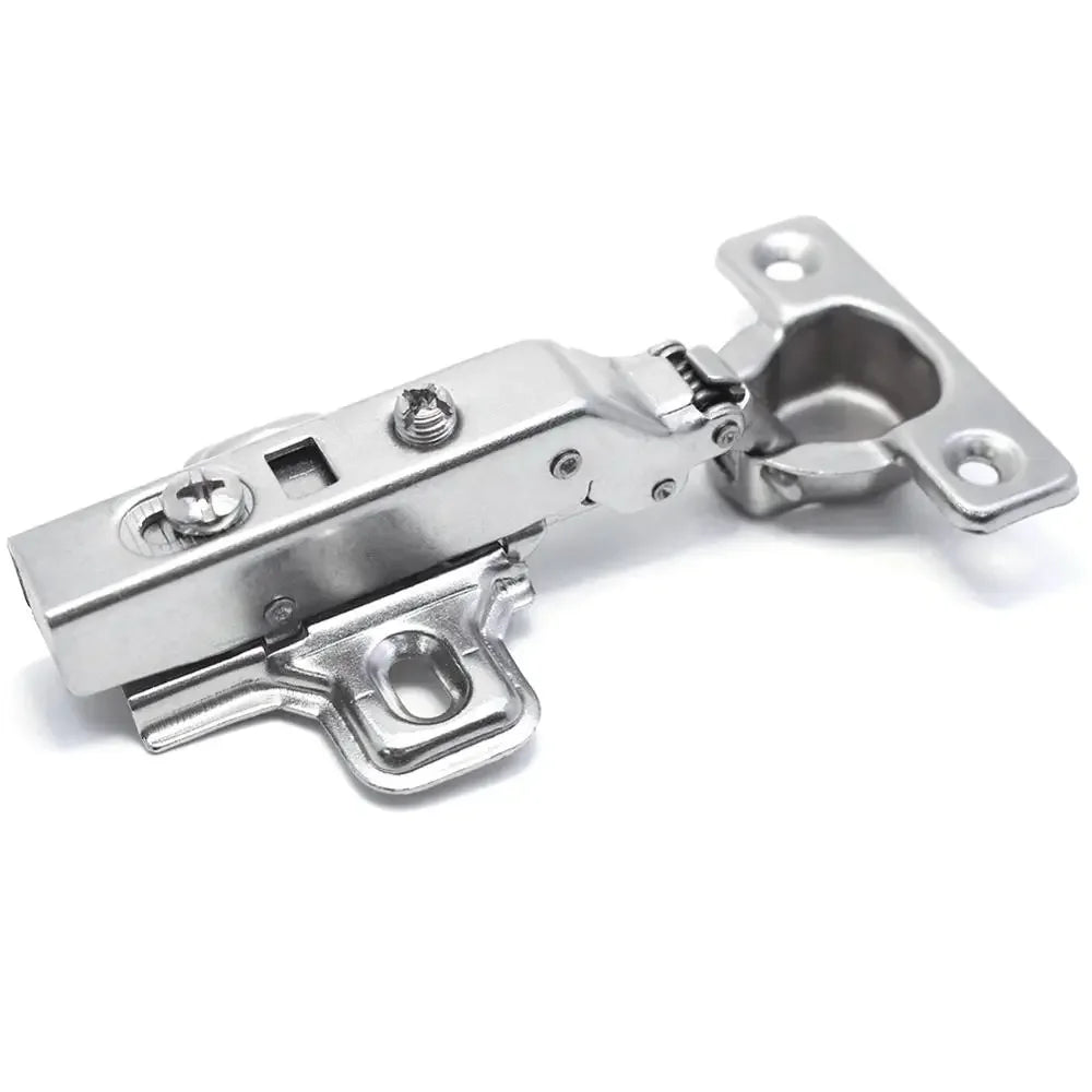 1x Small Hinges Soft Close Thin Door Concealed Hinge Damping Mute Furniture Hardware Display Cabinet 26mm Cup Diameter Steel