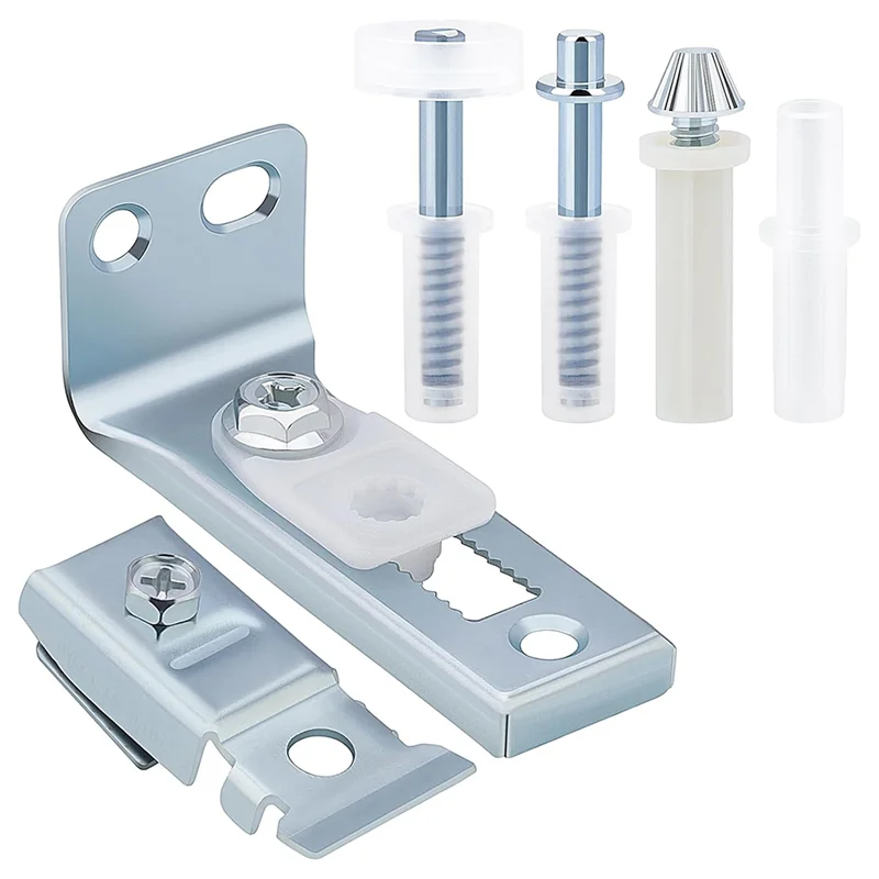 Comprehensive Sliding Closet Bifold Door Hardware Kit - Essential Brackets, Pivots, And Guide Wheel