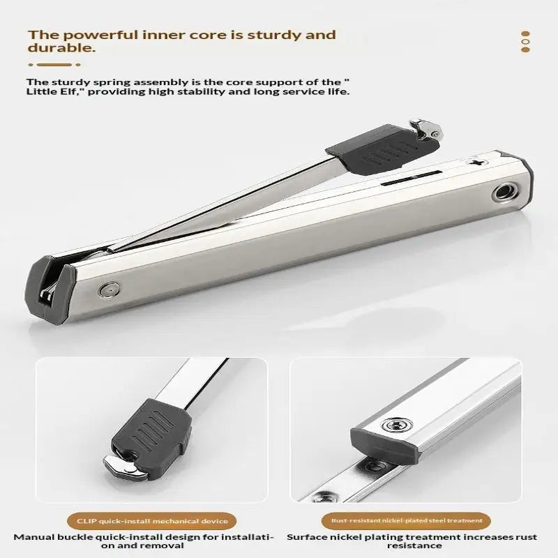 Kitchen Cabinet Hydraulic Hinge Heavy Duty Adjustable Door Support Soft Close Lift Up Randomly Stop