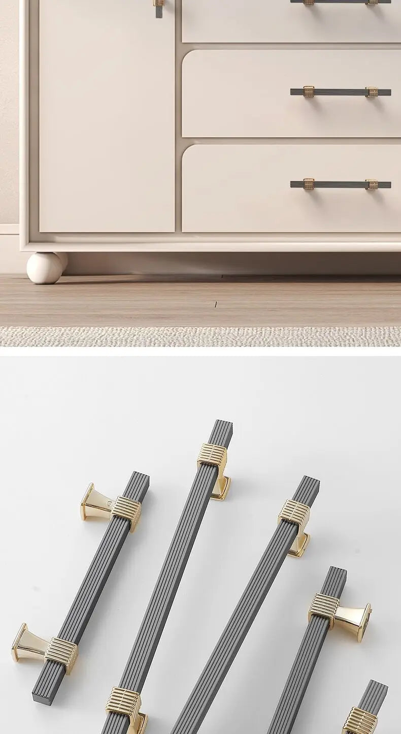 Handles Drawer Cabinet Furniture Kitchen Handles for Cabinet Knob Door Drawer Furniture Kitchen Knob Modern Simple Light Luxury