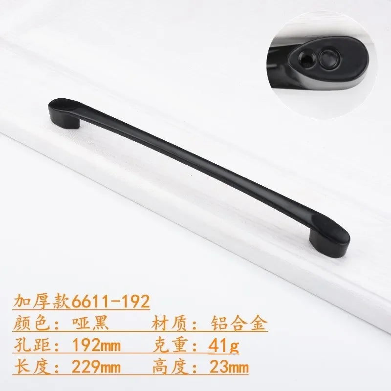 Black Handles for Furniture Cabinet Knobs and Handles Kitchen Handle Drawer Knobs Cabinet Pulls Cupboard Handles Knobs