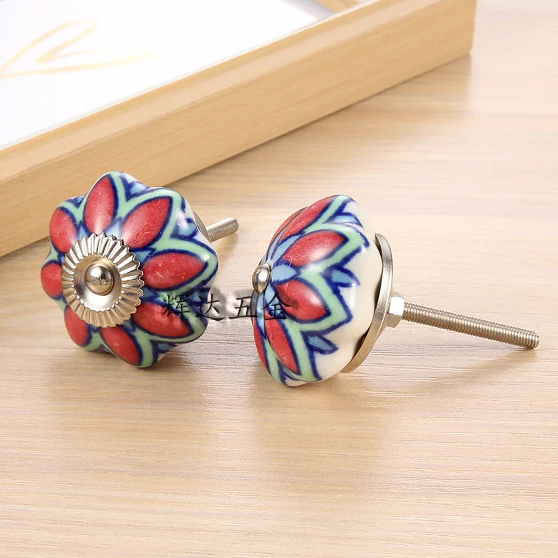 Modern Minimalist Furniture Drawer Cabinet Door Handle, European and American Style Ceramic Handle, High-quality