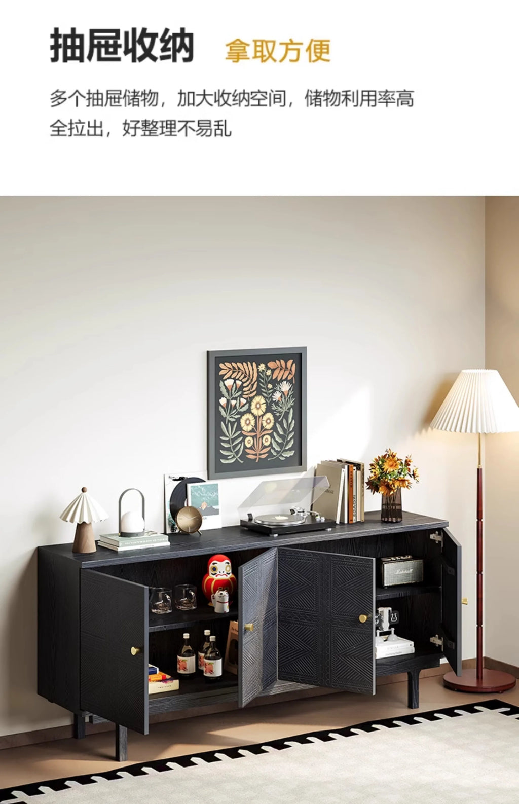 Trendy Unique Living Room Cabinets Cool Metal Handles Modern Nordic Living Room Cabinets Simple Glam Szafka Vintage Furniture