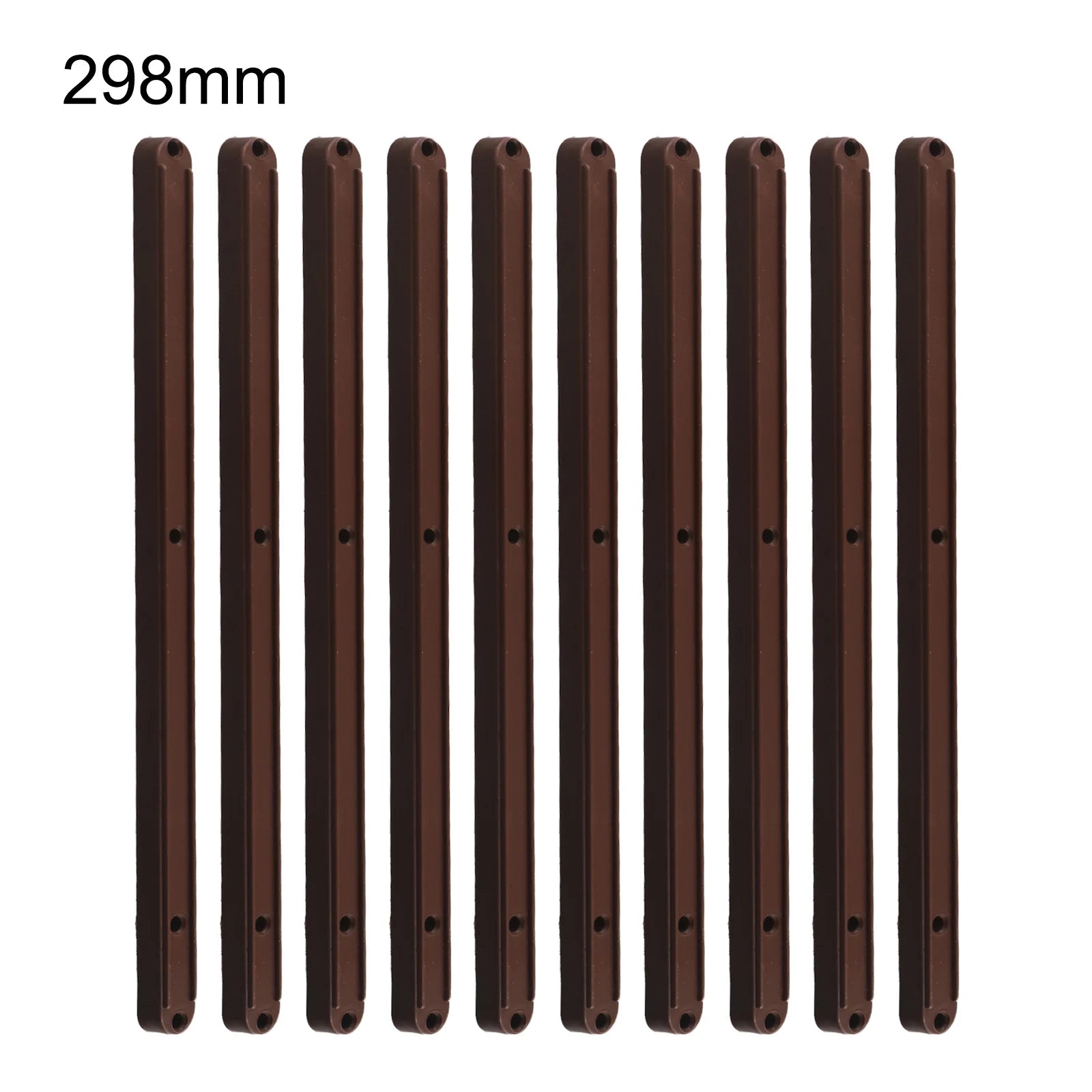 10 Pcs Draw Rail  Plastic Drawer Slides  180/235/298mm Draw  Runners Replacement  Drawer Runners