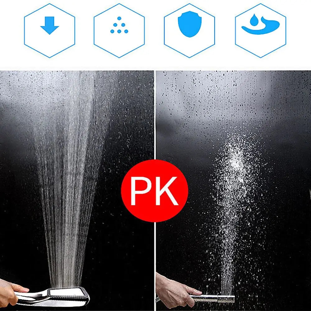 Bathroom Accessories 300 Hole Filter Water Saving Showerhead Shower Head Rainfall Bath Nozzle