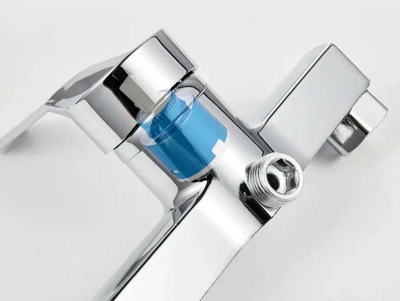 Bathroom Hidden Shower Faucet Household Wall Mounted Shower Faucet Water Heater Cold and Hot Mixed Valve Shower Accessories
