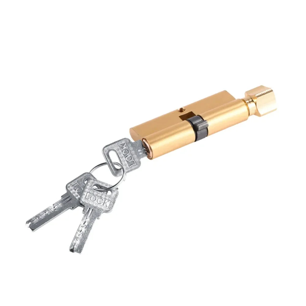 Vintage Door Lock European Style Retro Bedroom Door Handle Lock Interior Anti-theft Room Safety