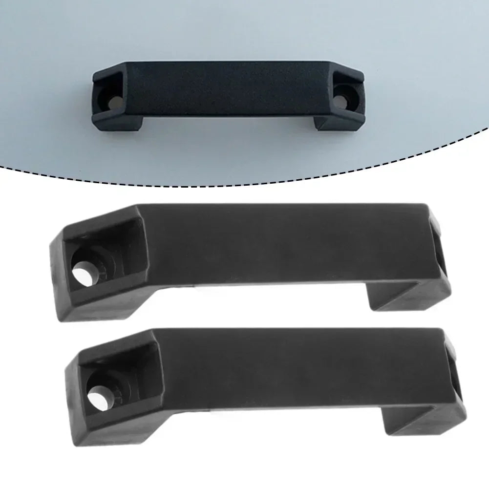 2PCS Cabinet Pulls Handles Furniture Handles Drawer Knob Black Plastic Industrial Cabinet Handles Wardrobe Knobs Hardware