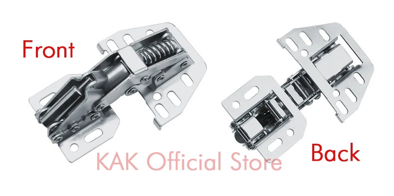 KAK Hydraulic Cabinet Hinges Soft Closing Kitchen Damper Buffer Door Closer RV Camper Car Door Support Furniture Hinge Hardware