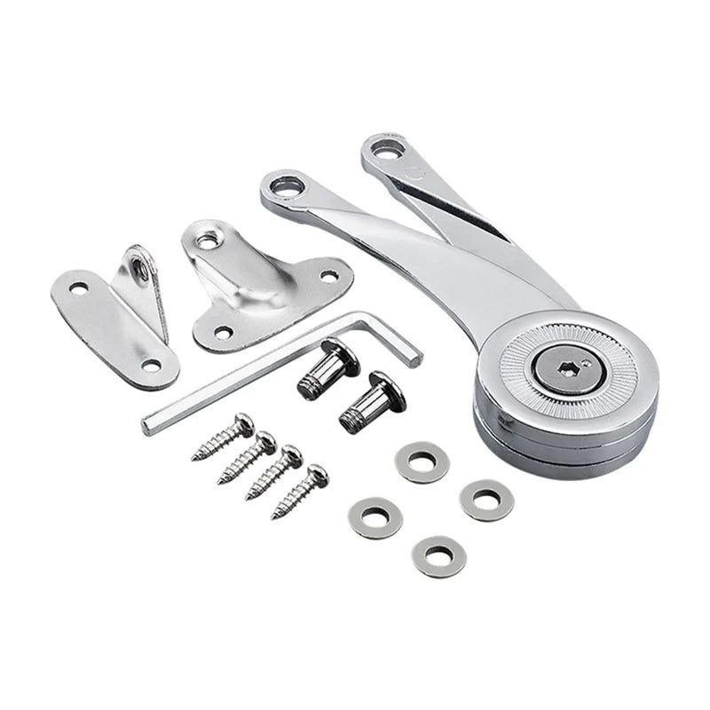 Adjustable Hydraulic Cabinet Hinges – Self-Closing Lift-Up Flap Stay Support For Kitchen Furniture, Durable & Silent Polish