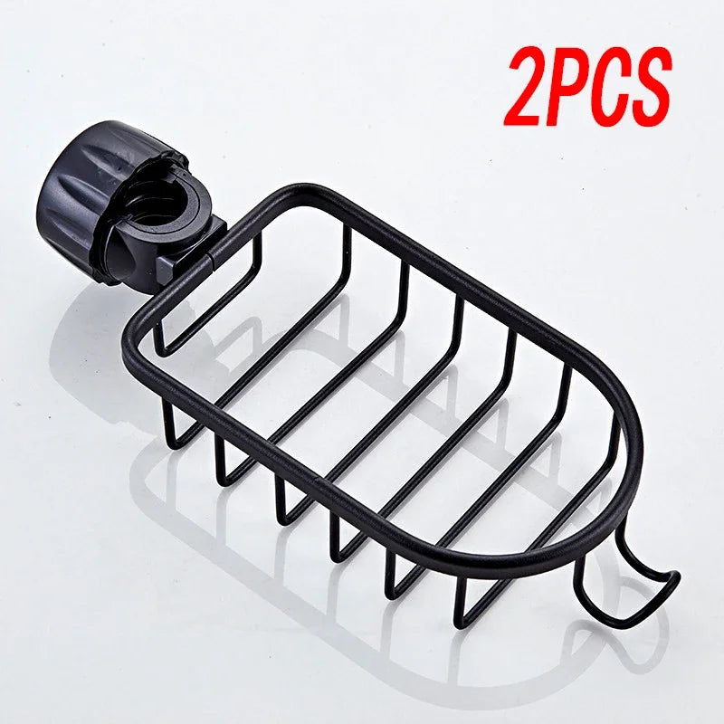 Bathroom Faucet Storage Rack Shower Soap Holder Bathroom Organization Shower Shelves Bathroom Accessories