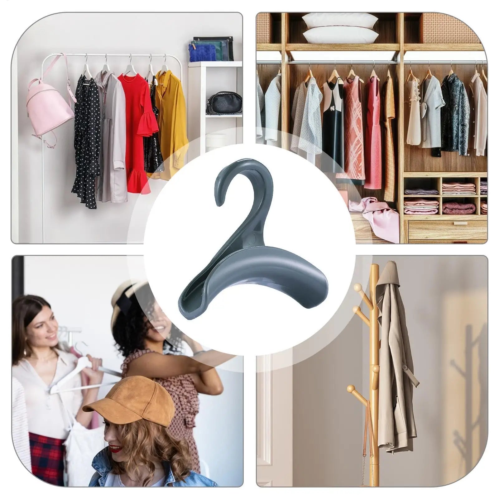 Closet Bag Hanger Bag Holder Rack Purse Holder Purse Hooks Backpack Hanger Hook Storage Organizer Bag Organizer for Purses Tote