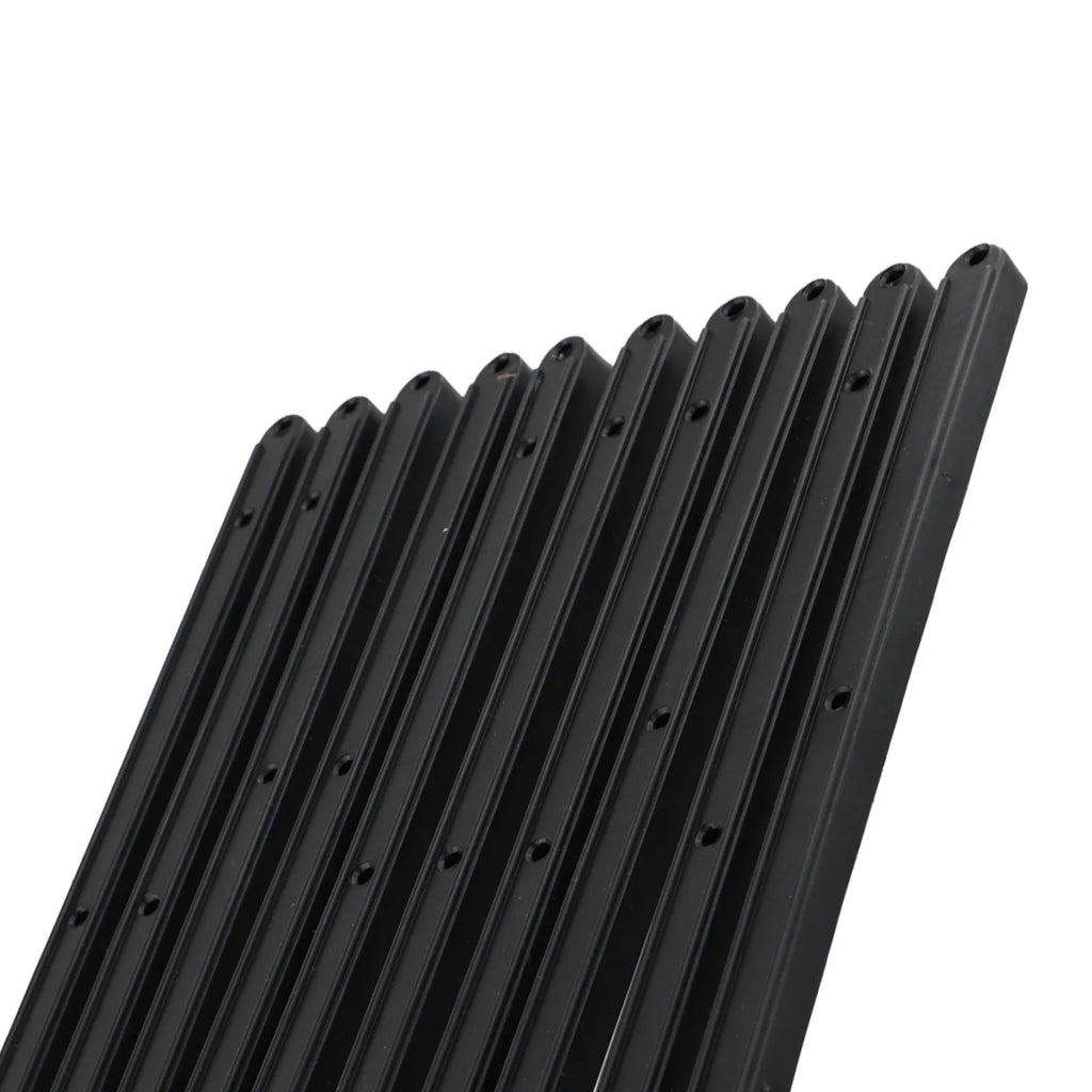 10 Pieces Plastic Drawer Slides Replacement Draw Runners 180 235 298mm Suitable for Drawers and Cabinet Grooves