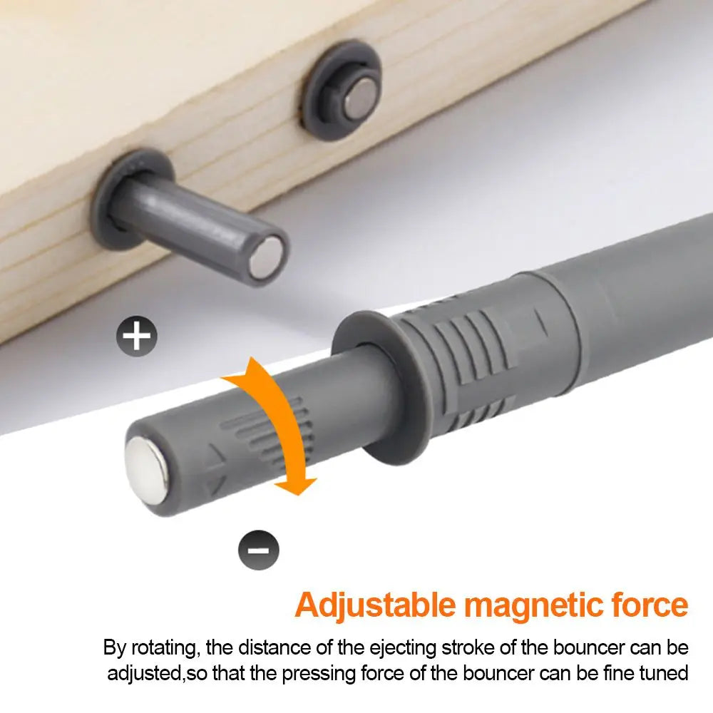 5Pcs Furniture Door Stopper Soft Quiet Close Closer Concealed Cabinet Rebounder Dampers Buffers for Kitchen Cabinet Drawer