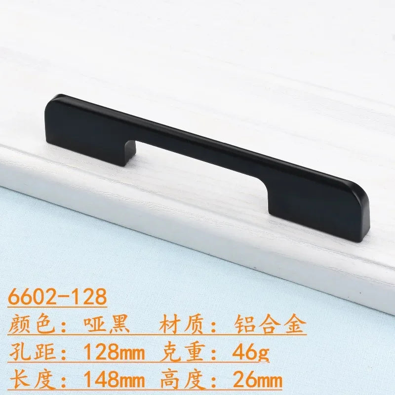 Black Handles for Furniture Cabinet Knobs and Handles Kitchen Handle Drawer Knobs Cabinet Pulls Cupboard Handles Knobs