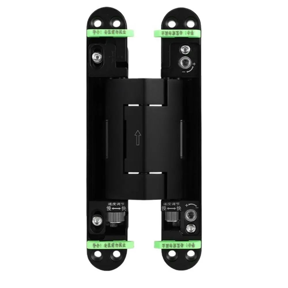 Silent Close Hydraulic Adjustable Hinge Invisible Mounting Folding Automatic Door Closing Device Furniture Fittings