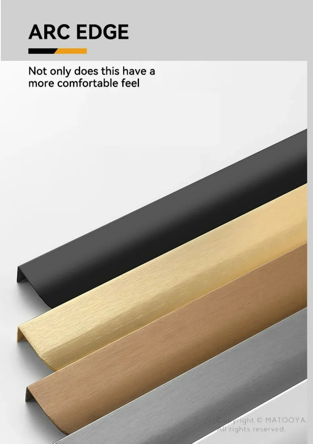 Simple Hidden Cabinet Handles  Kitchen Cupboard Door Pulls Elegance Long Handles Aluminum Alloy  Furniture Handle Hardware