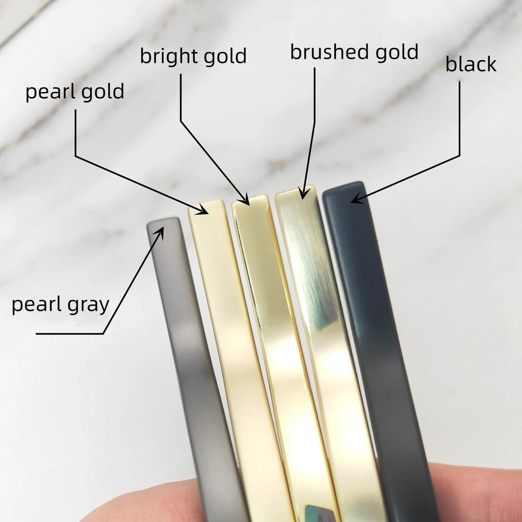 Nordic Handles for Cabinets and Drawers Kitchen Furniture Handles Modern Luxury Gold Wardrobe Drawer Handle Cabinet Door Handle