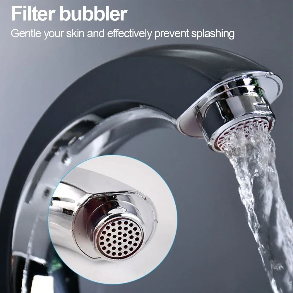 Bathroom Basin Faucet with ABS Water Purifier Single Lever Hole Tap Cold Water Only for Bathroom and Kitchen Deck Mounted Sink