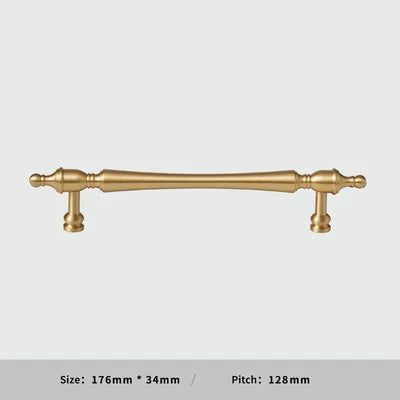 Modern /Solid Brass Furniture Handles for Cabinets and Drawers  Wardrobe Dresser Cupboard / Bedroom Drawers Knobs and Handles