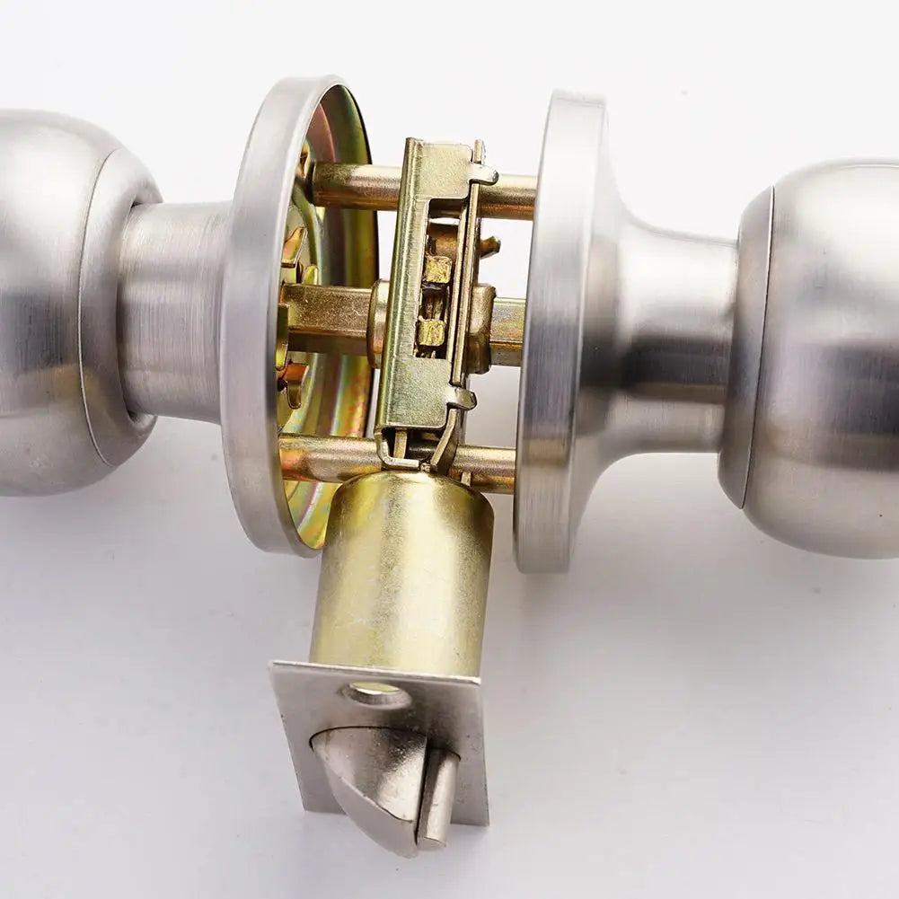 Universal Door Handle Knobs Bathroom Entrance Locks Accessories Bedroom Living Room Lock With Keys Door Lock
