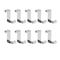 Drawer Reversible Stainless Steel Hooks, Cabinet Door Towel Racks, Office and Kitchen Shelves