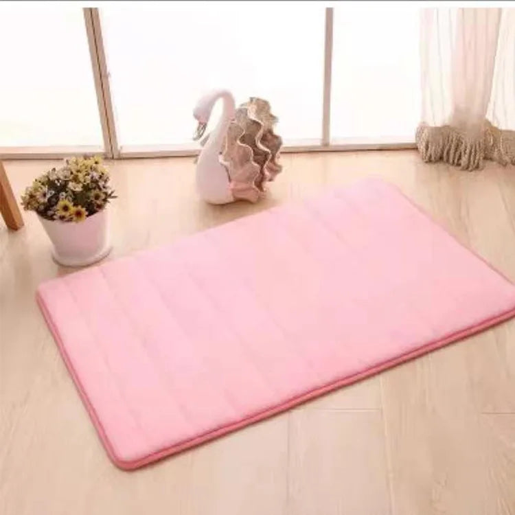 Water Absorption Rug Bathroom Mat Shaggy Memory Foam Bath Mat Set kitchen Door Floor Mat Carpet For Toilet Non Slip   bath mats