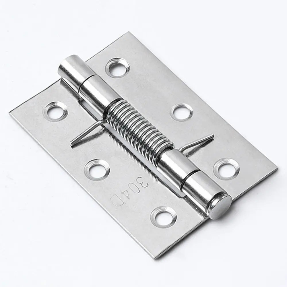 Stainless Steel Automatic Rebound with Spring Cross Hinge Window Accessories Door Hinges Furniture Supplies