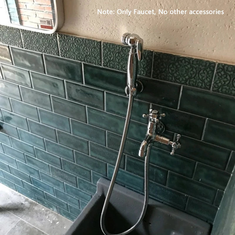Wall Mounted Sink Faucet Kitchen G1/2 Water Tap Hand Wash Basin Faucet Household Items Single Handle Tap Bathroom Accessories