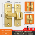 Door Hasp Latch 90/180 Degree Hasp Latches Sliding Door Chain Locks Security Hardware For Window Cabinet Hotel Home