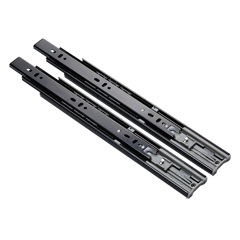 1 Pair Full Extension Drawer Slides 8 10 12 14 16 18 20 Inch 100 lb Load Capacity Side Mount Ball Bearing Rails Cabinet Dresser