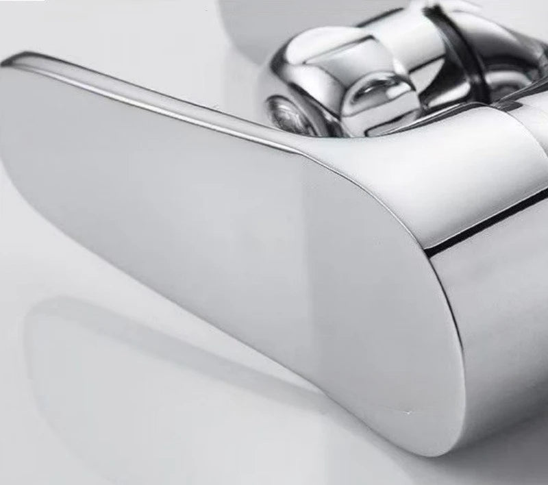 Bathroom Basin Faucet Deck Mounted Sink Mixer Tap Toilet Countertop Wash Basin Tap Multifunctional Cold Hot Water Mixing Valve