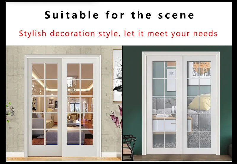 Sliding Door Track Slideway Solid Wood Folding Sliding Door Sliding Rail Hanging Rail Slow Lifting Wheel Hanging Door Guide Rail