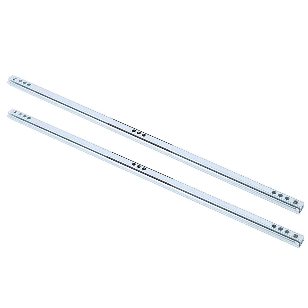 2Pcs/Set 450x17mm Drawer Steel Ball Slide Rail Hardware Accessory for Cabinet Closets Drawer Ball Bearing Slide Drawer Hardware