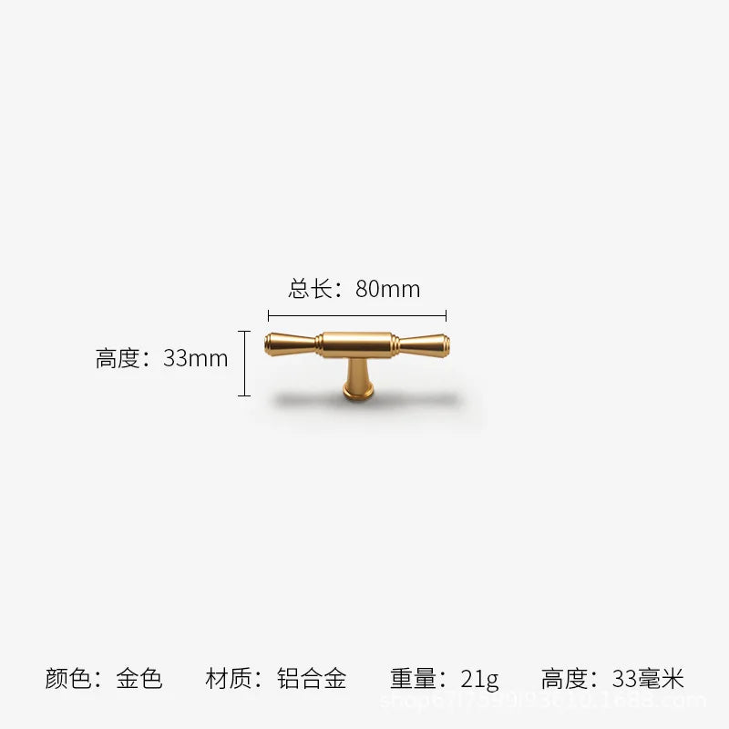 Long Kitchen Cabinet Hardware Cupboard Handles T Bar Furniture Hardware Drawer Pulls Rose Gold Door Handle Kitchen Accessories