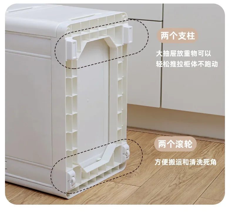 Multi-Tier Spice Holder with Pull-Out Drawer Convenient Mobile Kitchen Organizer Utility Rack for Easy Access