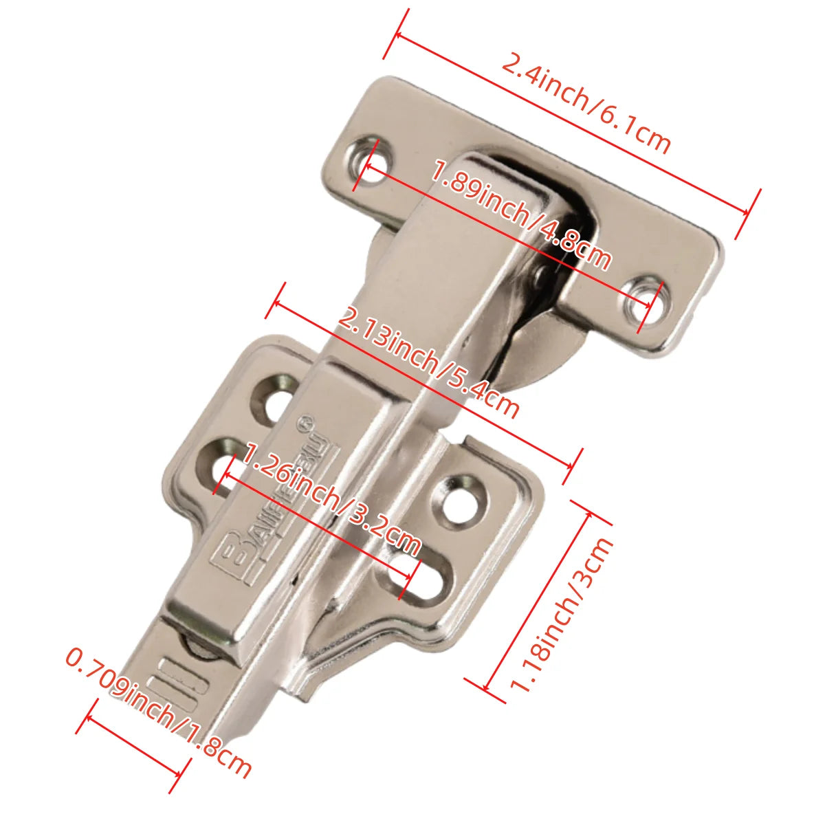 2Pcs 90 Degree Hydraulic Hinge 180 Degree Detachable Kitchen Cabinet Wardrobe Door Soft Closing Hinges Furniture Parts Hardware